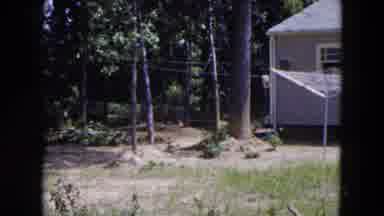 Hicksville New York (1954): Panorama Of A Homestead With Some Grass And A