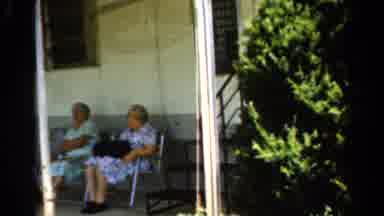 California USA (1954): Two Friends Chatting