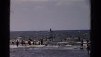 Panama City Beach Florida (1954): People At Beach