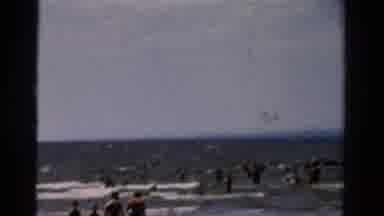 Panama City Beach Florida (1954): Enjoying The Summer In A Beach With Friends And