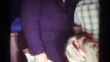Toledo Ohio USA (1954): Group Of People Having Fun And Hanging Out Together In A