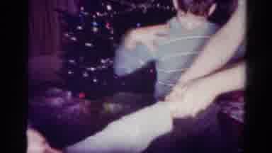 Toledo Ohio USA (1954): It Is The Christmas Party One Person Doing A Dance