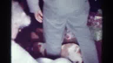 Toledo Ohio USA (1954): The Peoples Are Celebrating Christmas Party And Play With