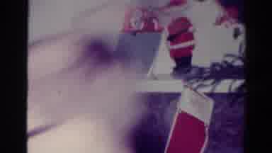 Toledo Ohio USA (1954): Christmas Decorations Including A Mirror In Which A