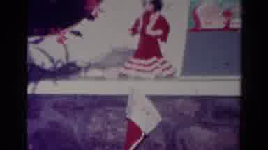 Toledo Ohio USA (1954): Fireplace Mantle Decorated For Christmas With Stockings