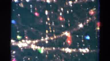 Toledo Ohio USA (1954): Christmas Tree Covered In Ornaments And Tinsel With A