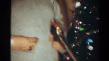 Toledo Ohio USA (1954): A Young Boy Loads Bullets Into His Newly Gifted Christmas