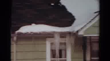 Toledo Ohio USA (1954): A Chilling Winter Day With Too Much Snow Ad Ice Around The