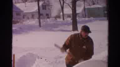 Toledo Ohio USA (1954): Vintage Color Film Of Winter Snow Storm Plowing And