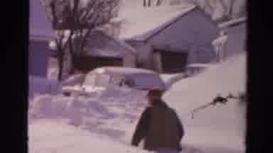 Toledo Ohio USA (1954): In That Place The Snow's Are Fully Freezed That Man Try To
