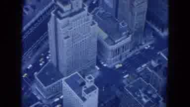 New York City (1954): Aerial View Of Big City Very Busy And Totally Taken By