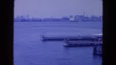 New York City (1954): City Skyline From Ocean View