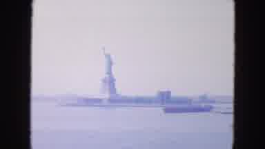 New York City (1954): A View Of The Statue Of Liberty In Nyc From The Water