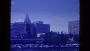 New York City (1954): It Looks Like A Hotel Looking At A Big Building With Huge