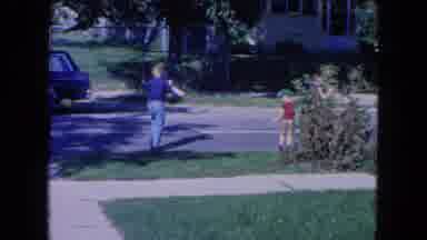 New York City (1954): Neighborhood Boys Carry What Appear To Be Water Balloons