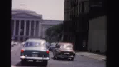 Dade County Florida (1955): Large White Columned Government Style Building With