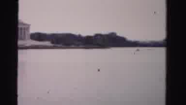 Dade County Florida (1955): Jefferson Memorial Is In The Background And The Water