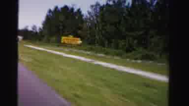 Dade County Florida (1955): Passing View Of White And Brown Southlake Sign On