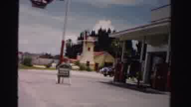 Dade County Florida (1955): Passing View Of Yellow Windmill On A Bright Sunny Day