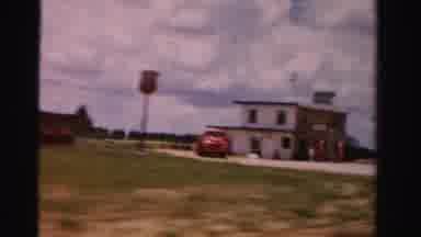 Dade County Florida (1955): Making My Way Downtown Driving Fast Buildings Past And