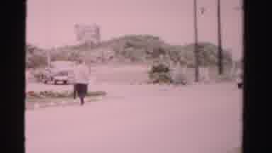 Dade County Florida (1955): The Men Walking On The Road In A Street