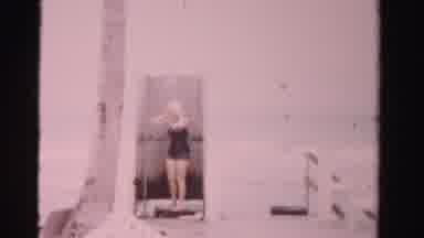 Dade County Florida (1955): Vintage Video Of Woman At A Pool Participating In