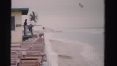 Dade County Florida (1955): A Two Person See The Another Person Enjoy In The Beach