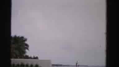 Dade County Florida (1955): Couple On The End Of A Pier In Front Of A Lake