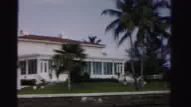 Dade County Florida (1955): Panoramic Video Passes Alongside The Water Edge And