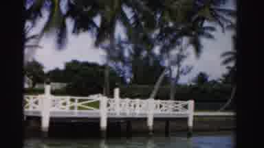 Dade County Florida (1955): Motoring Along A Canal Past A Landing Or Jetty The