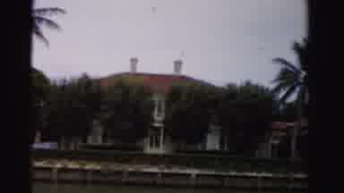 Dade County Florida (1955): Houses Next To A Water Lake