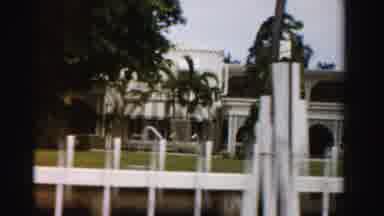 Dade County Florida (1955): Fancy Houses Facing The Ocean