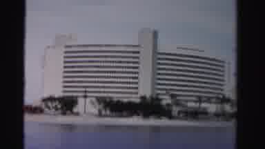 Dade County Florida (1955): Observing A White Building From Across The Street And