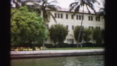 Dade County Florida (1955): Big Mansion Next To The Lake