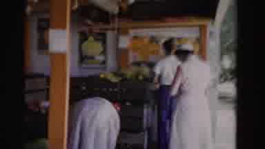 Dade County Florida (1955): Vintage People At Bodega To Horse Carriage Against