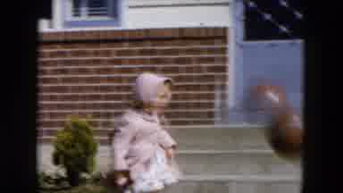 Hicksville New York (1955): Girl And The Ball