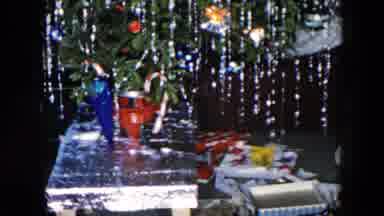Hicksville New York (1955): A Little Girl Opens Presents With Her Mom And Dad