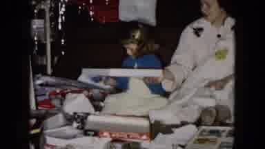 Hicksville New York (1955): The Child Is Eagerly Looking For Gift Items With Her