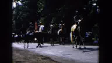 Hicksville New York (1955): Horse Parade In The Olden Days