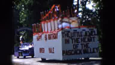 Hicksville New York (1955): River Vale Parade With Horse Drawn Buggy And Birthday