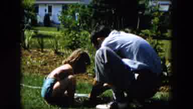 Hicksville New York (1955): Home Video Of Mother Riding A Horse And Daughter And