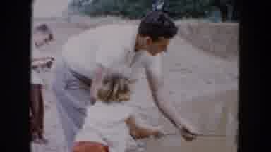 Hicksville New York (1955): A Beach Day With Dad