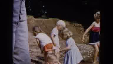 Hicksville New York (1955): The Childrens Are Playing In The Place Like Desert