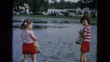 Hicksville New York (1955): The Two Small Child Were Playing In The Corner Of The