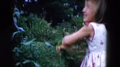 Hicksville New York (1955): This Girl Excited To Pick Her Own Carrots But Having