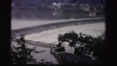 Albany New York (1955): Old Video River With A Lot Of Water And Quite Width