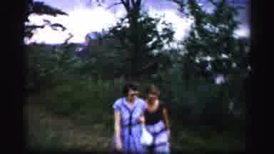 Albany New York (1955): Mom In Car Then Cut To Two Women Walking Towards The
