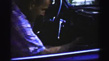 Albany New York (1955): He Puts The Keys In The Car And Then Takes The Cab