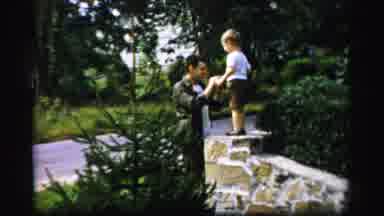 Albany New York (1955): The Little Child To Show Something In The Hand Nearby Our