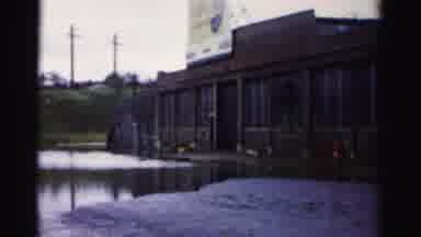 Albany New York (1955): Flood Waters Shown In Urban Area In Several Places Of A